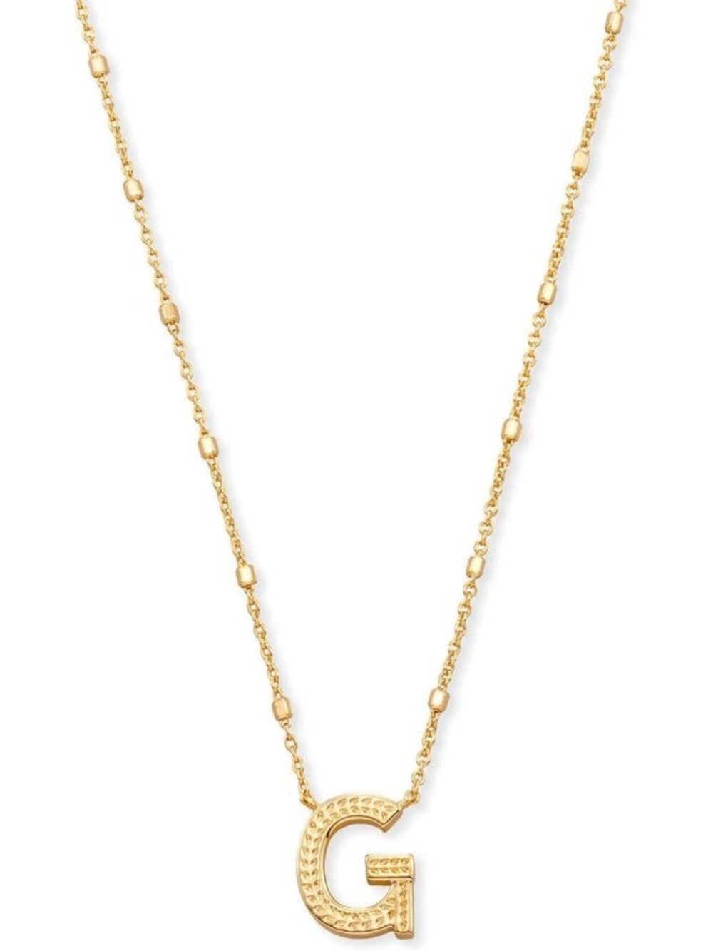 Stylish A-Z Pendant Necklace for Women, 14k Gold-Plated Fashion Jewelry